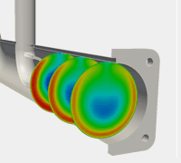 Post-processing image of a pipe