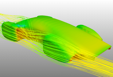 futuristic car simulation