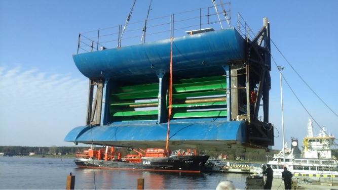 water turbine design prototype for hydropower generation