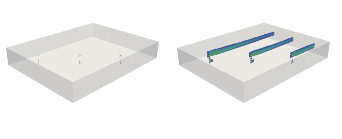 wind turbine placement in diagonal wind farms cfd simulation