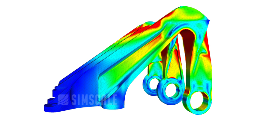 finite element analysis of bearing bracket using computer simulation technology