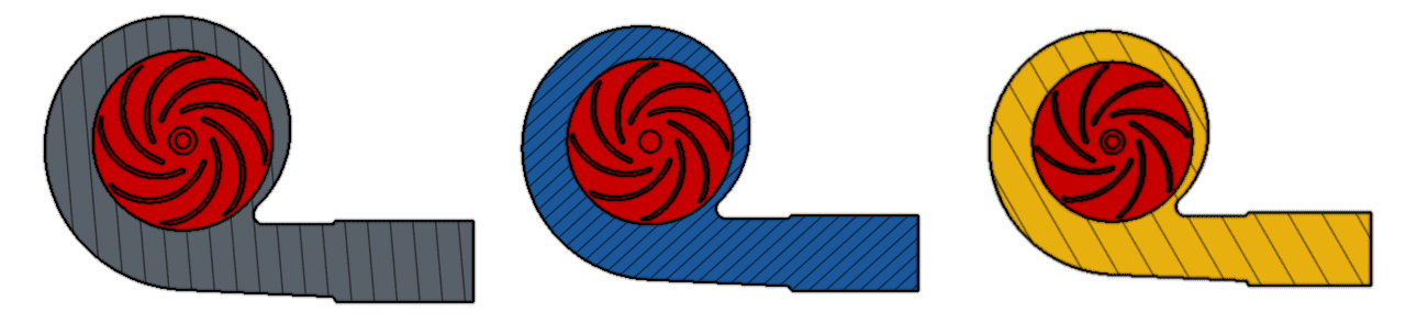 centrifugal pump Outlet Blade Angle - 13 degrees