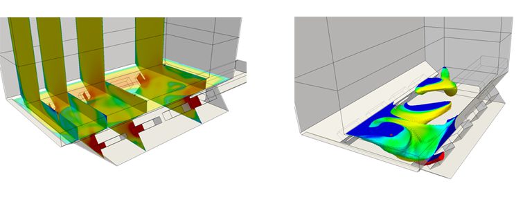 smoke pattern CFD analysis