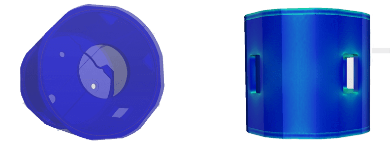 FEA Simulation of the Vacuum Vessel with SimScale