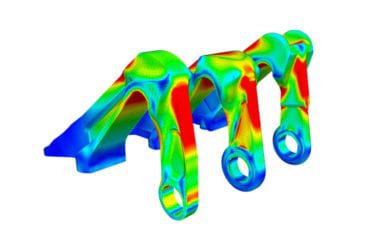 FEM of bearing bracket in the web browser with SimScale