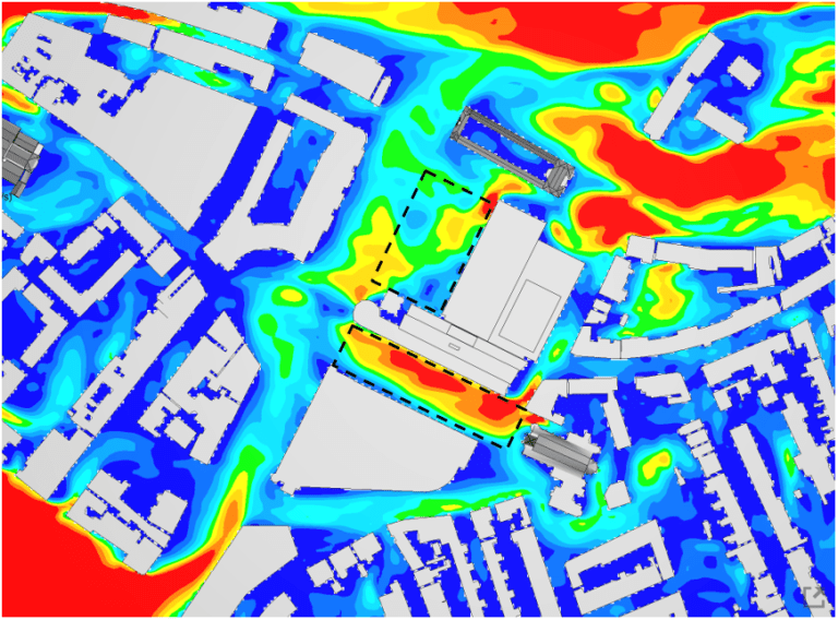 pedestrian wind comfort assessment with cfd