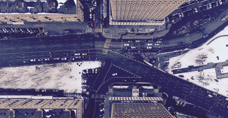 building aerodynamics aerial view