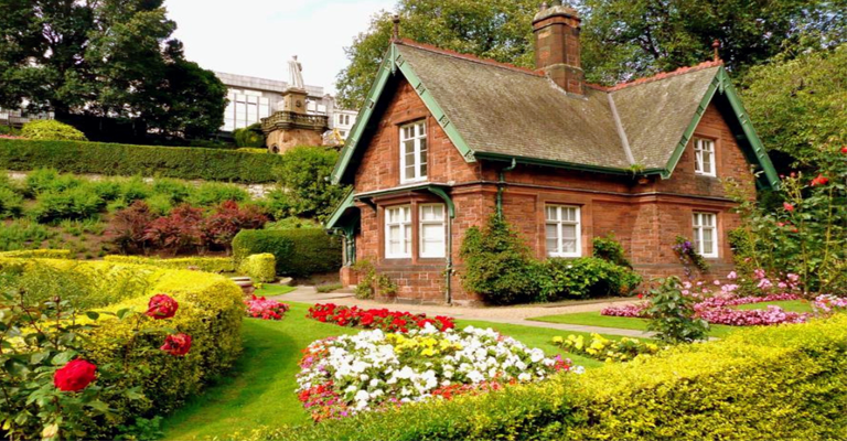 stack ventilation shown using an english cottage used for cad for simulation