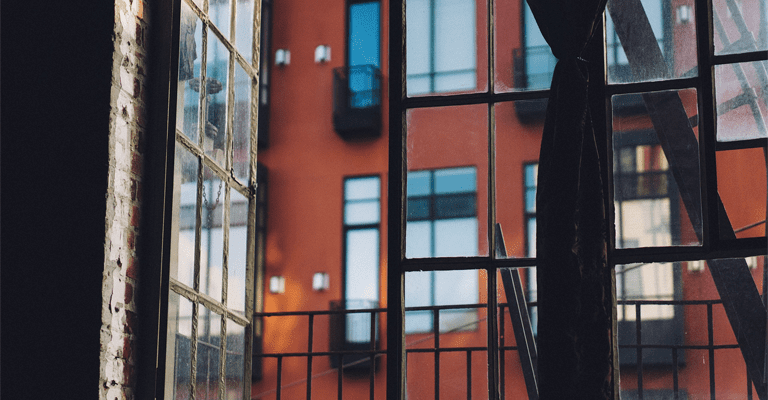 stack ventilation through an open window