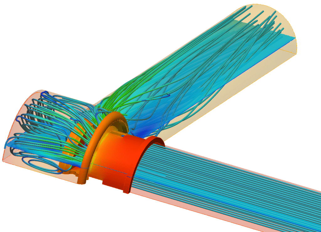 non return valve illustration of a fluid flowing 