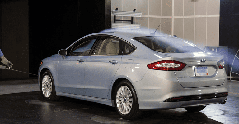 Automotive wind tunnel test