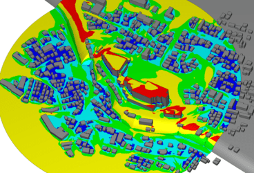 pedestrian wind comfort analysis tool SimScale