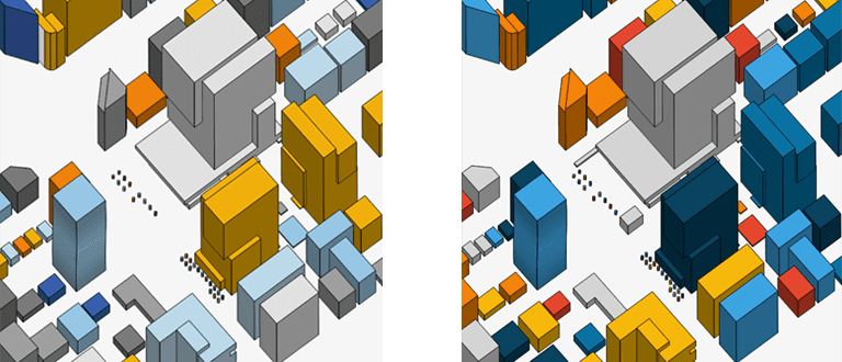 cad designs 1 and 2 of gangnam district