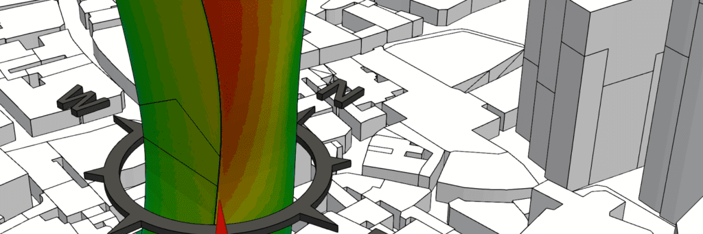 pressure coefficients of building facets