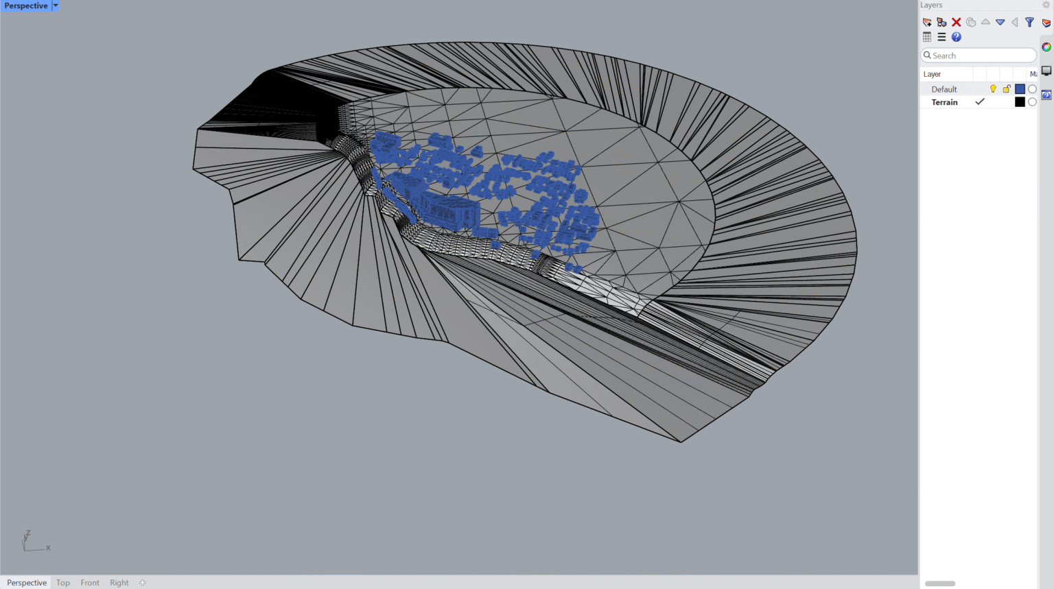 How to Extend and Clean a Terrain Model Using Rhino | SimScale