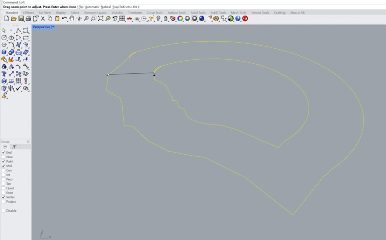 How to Extend and Clean a Terrain Model Using Rhino | SimScale