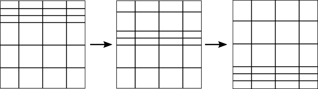 r-type mesh refinement for a rectangular domain