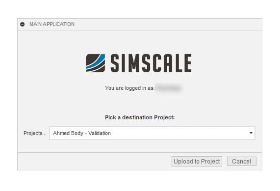 importing geometries from fusion to simscale