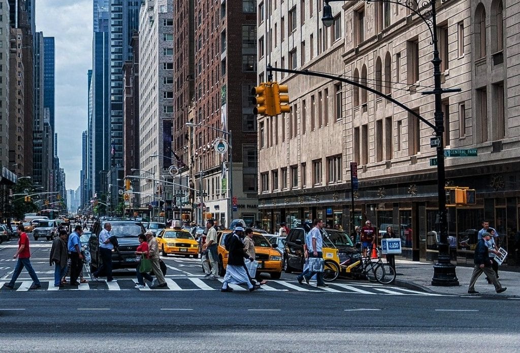 pedestrian wind comfort in a thermal comfort zone in s bustling city center 