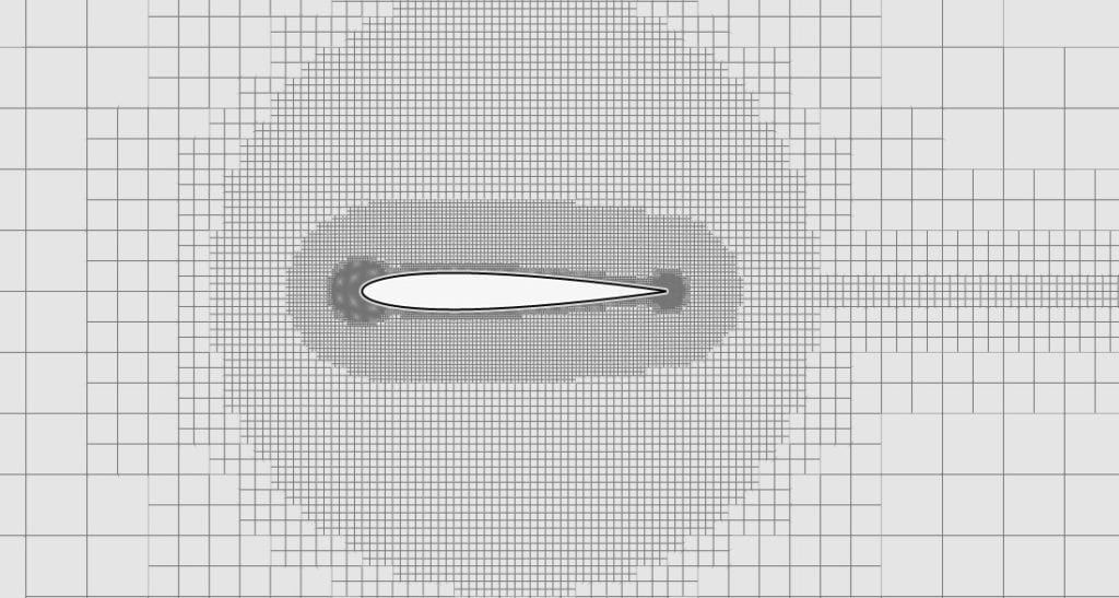 mesh refinement made to one of brunel unmanned aerial systems design iterations 