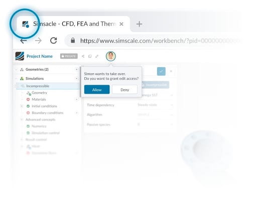 visualization of browser tab indication