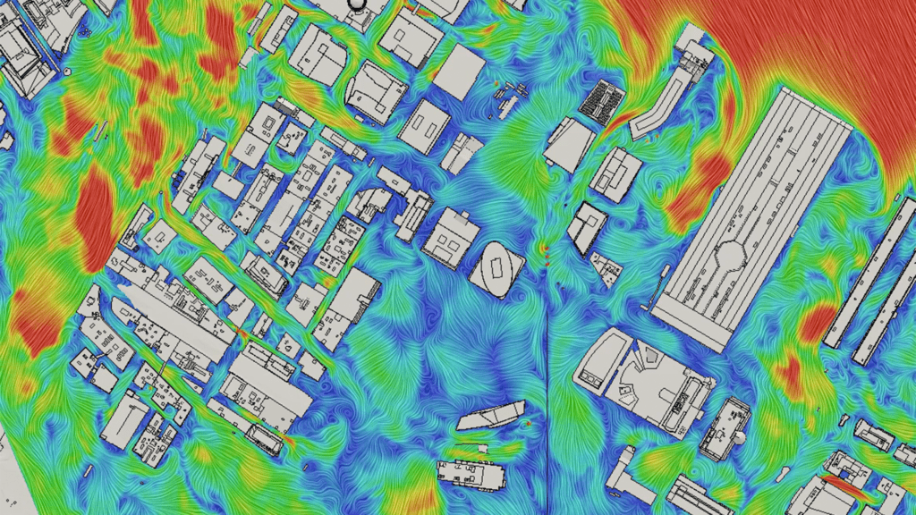 pedestrian wind comfort online simulation software