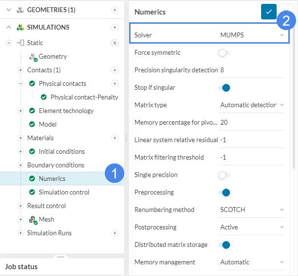 how to change solver