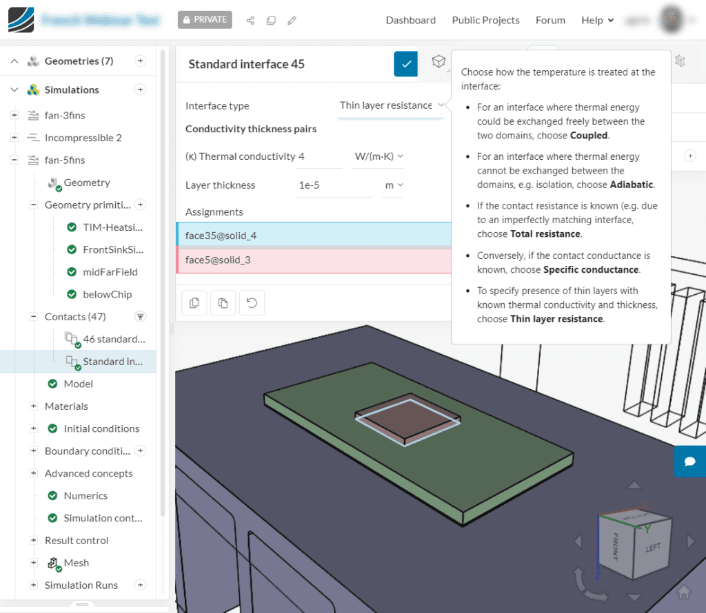 thin layer thermal resistance cht simscale product update  
