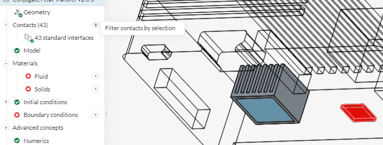 thin layer thermal resistance interface option