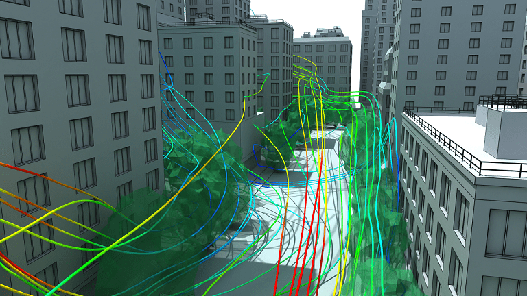 cfd simulation analysis for greening strategies