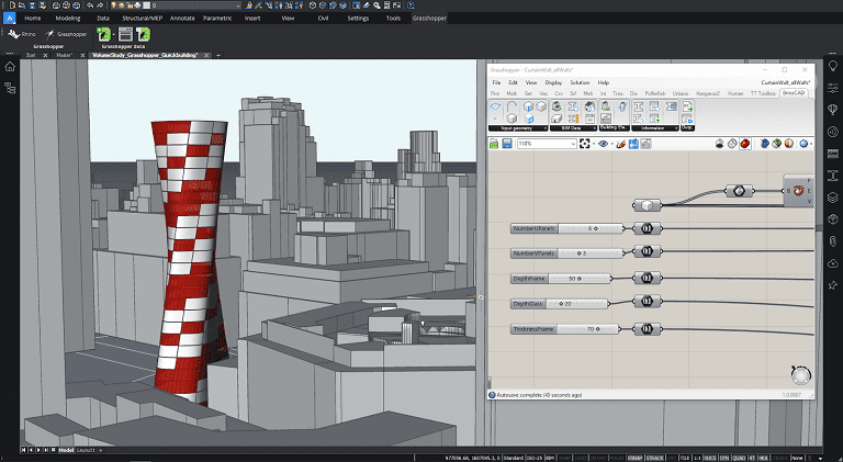 grasshopper in BricsCAD BIM