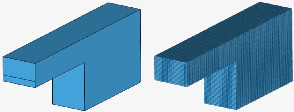 hex-dominant parametric for multiphase analysis