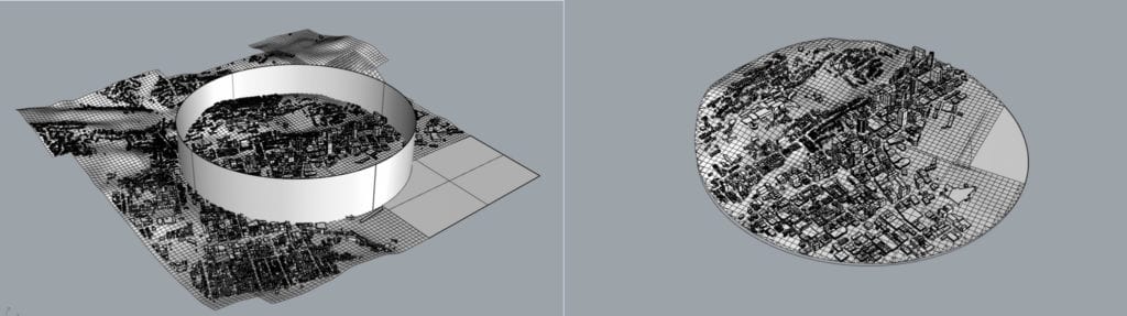 using trim functions in rhino to trim cylinder