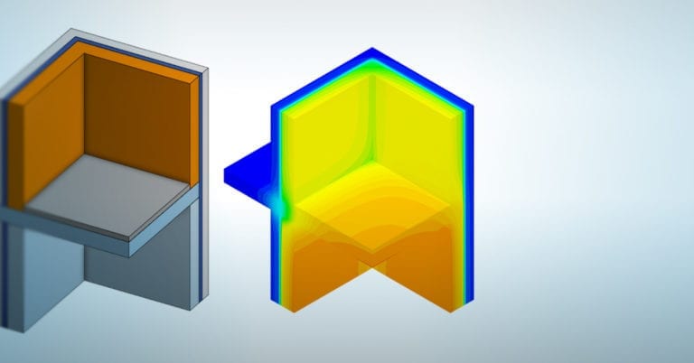 thermal bridging simulation results