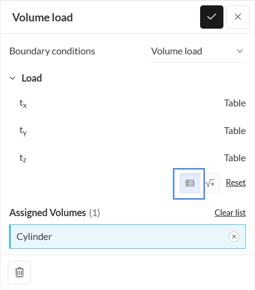 load setup panel simscale
