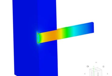 heat flux magnitude contours