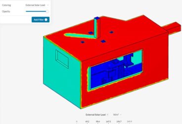 external solar load results simscale