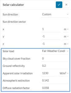 Solar Load | Simulation Setup | SimScale Documentation