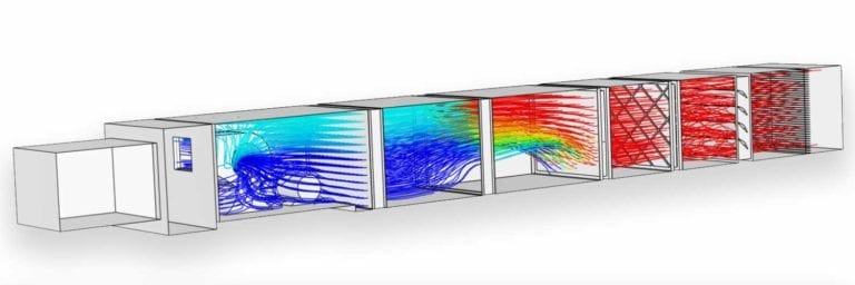 Increasing Ventilation Performance of HVAC Units | SimScale