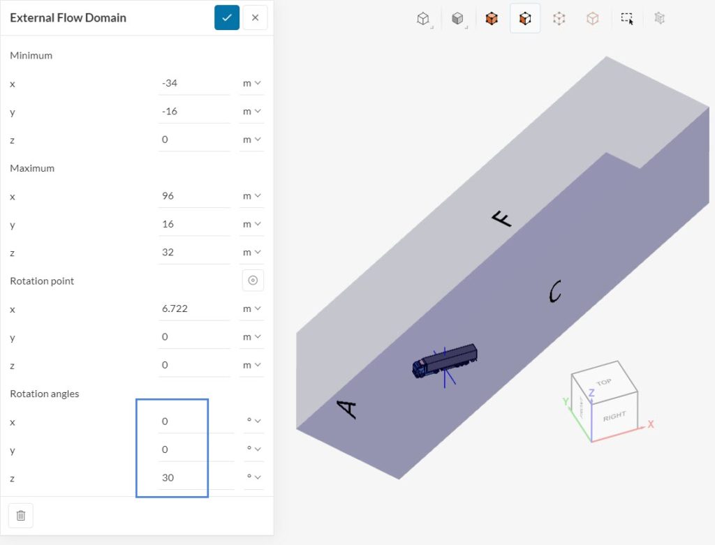 flow domain rotation incompressible lbm yaw