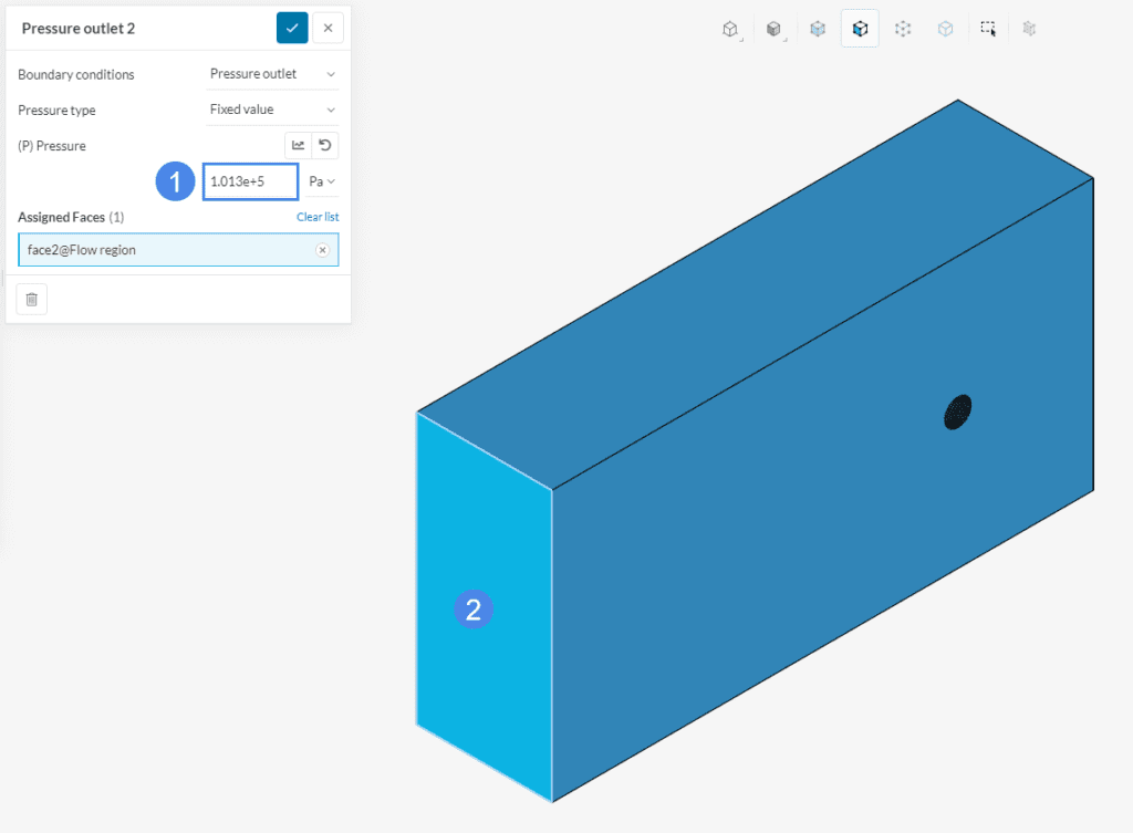 pressure outlet assignment 