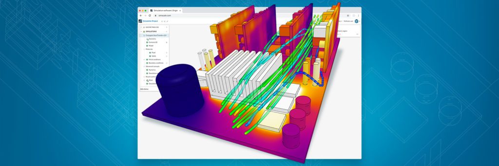 forced convection simulation