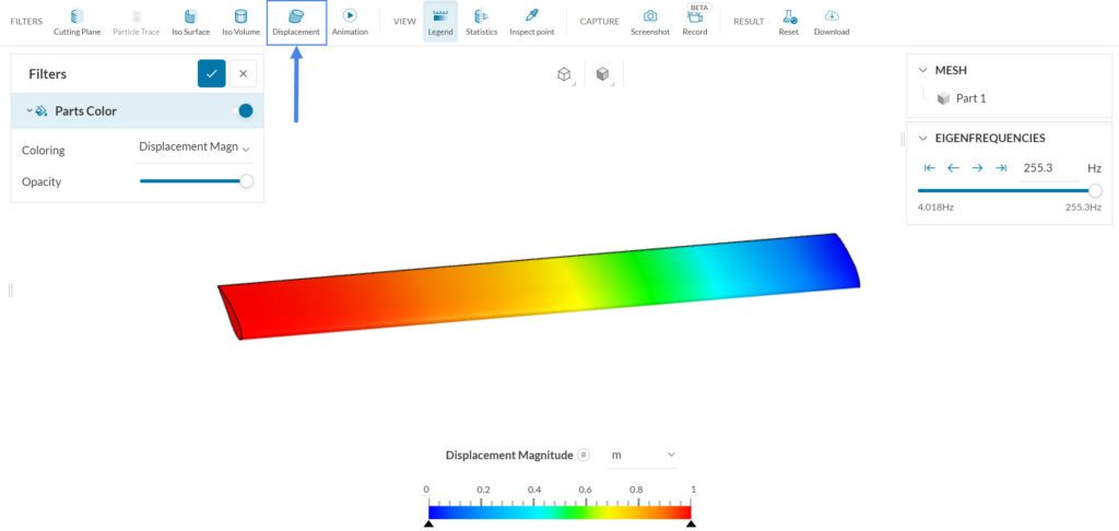 post processing filters for results visualization 