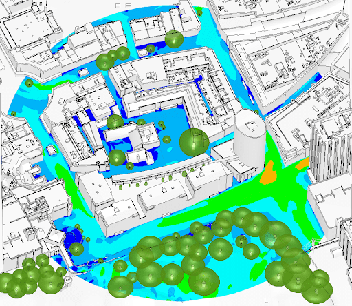 transient wind simulation study of bristol