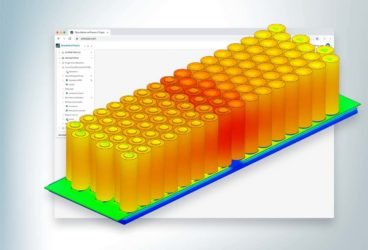 battery pack simulation of rimac hypercars battery pack