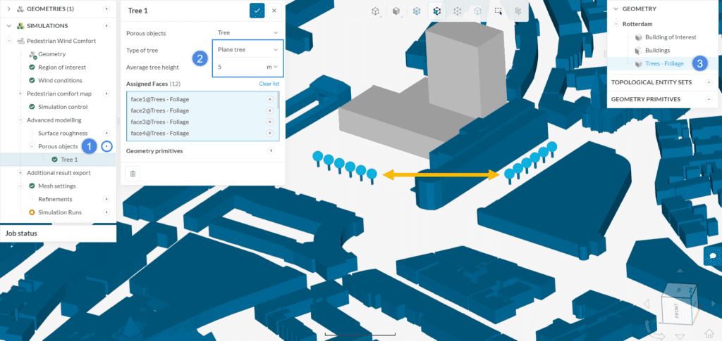 tree porous object configuration pwc