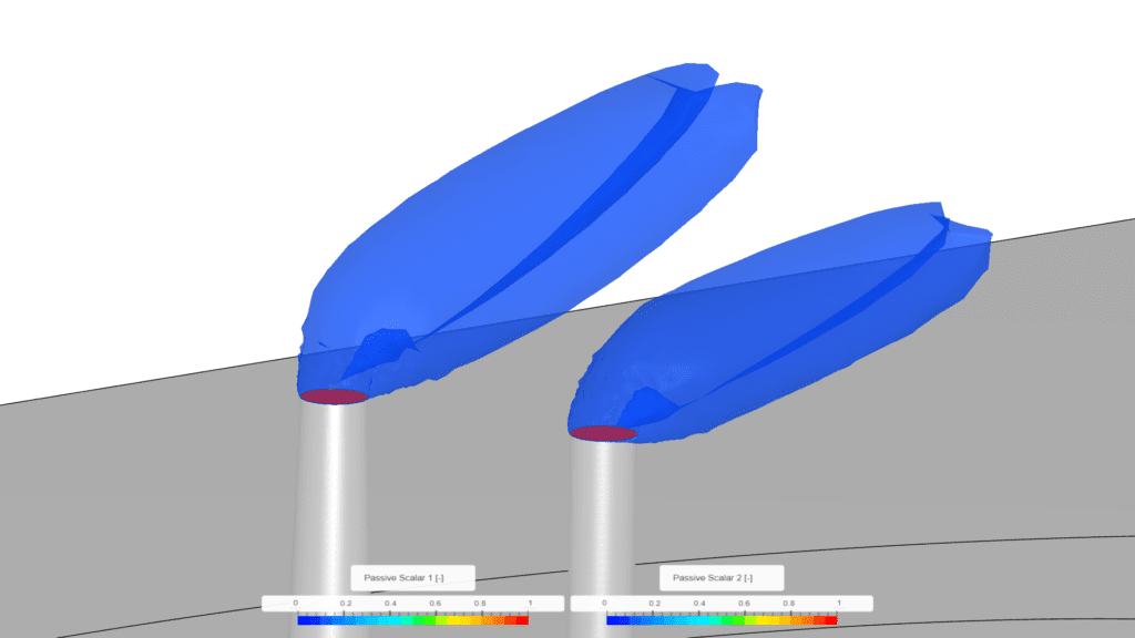 smoke propagation iso volume results