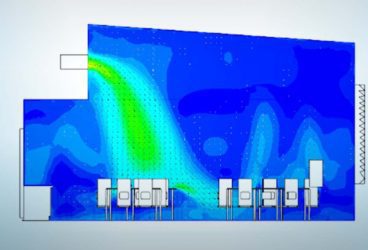 simulation study for ventilation strategies