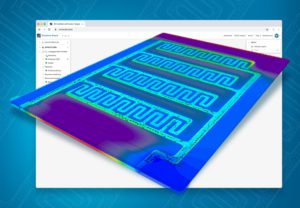 battery cooling cold plate simulation