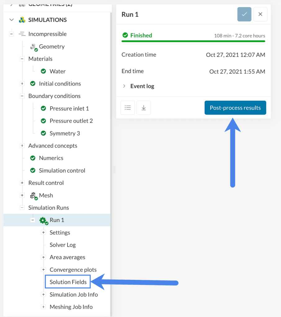 the post processor can be accessed in two ways